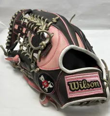 中古品 ウィルソン Wilson 軟式 外野手用オーダーグローブ 刺繍