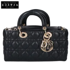 Christian Dior クリスチャンディオール M0540ONGE_M900 Lady D-Joy カナージュ ラムスキン ミディアム 3WAY ハンドバッグ