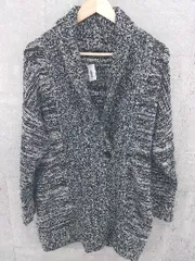 ◇ AZUL by MOUSSY　アズールバイマウジー 総柄  コート F ブラック　グレー　ホワイト レディース  【中古】 【1002800115563】