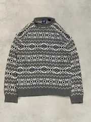 【 OLDGAP COTTON KNIT 】90‘s　オールドギャップ　ロールネックコットンニット　Lサイズ