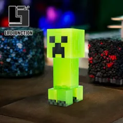 マインクラフト　クリーパーBIGフィギュア　クリアver