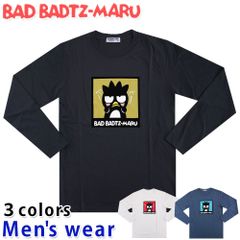 バッドばつ丸 長袖 Tシャツ メンズ ばつ丸 バツマル サンリオ グッズ XO1243-35A