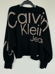 Calvin Klein Jeans カルバン クライン ジーンズ ニット 黒 2着セット サイズL レディースファッション 質屋出品