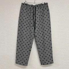 tricot COMME des GARCONS　トリココムデギャルソン　2020年　イージーワイドパンツ　千鳥格子　チェック柄　ドット　ウール　グレー