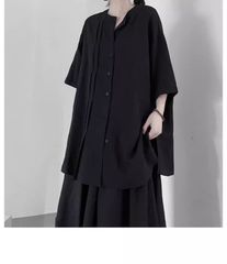 ニットブラウス ドッキング バックリボン チュニック ニット ブラウス レディース トップス りぼん パフスリーブ 重ね着 長袖 シャツ 上品 可愛い 大人 秋 冬 ニットブラウス ドッキング バックリボン チュニック ニット