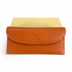 comme ca do mode コムサデモード オレンジ 長財布 牛革