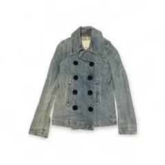 希少　DENIM & SUPPLY Ralph Lauren デニム&サプライ ラルフローレン デニムコート　Pコート　コットン　インディゴ　ブルー　サイズXS