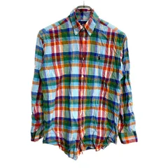RALPH LAUREN 長袖チェックシャツ Lサイズ ラルフローレン ジュニアサイズ ボタンダウン 古着卸 アメリカ仕入 t2411-3691