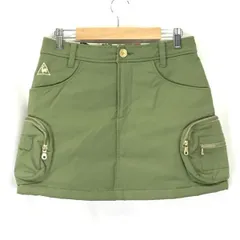le coq sportif/ルコックスポルティフ★防寒80%ダウン/ゴルフスカート【size7/W60-62cm/カーキ/khaki】裏地も注目！Skirts◆cBH368<sale>