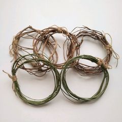 リース(5個) 土台 自然 天然 草つる ヘクソカズラ ヤマブキ ハンドメイド