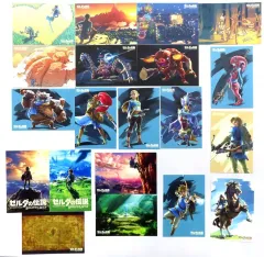 【中古】ポストカード [単品] 集合 ポストカード20種セット 「Switchソフト ゼルダの伝説 ブレス オブ ザ ワイルド DELUXE COLLECTOR’S EDITION」 同梱特典