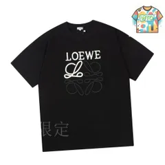 【今日WTO】Loewe 25ss カラーブロック刺繍ロゴ T シャツ-ED56