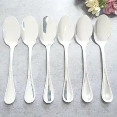 極希少 クリストフル パール ソーススプーン 6点 Christofle クリストフル スプーン 6本セットパールシリーズ