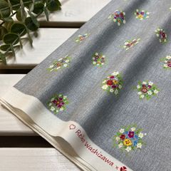 Yu098◇2.0m◇コットン100%◇D◇鷲沢玲子◇flowerBouquet