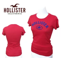 【HOLLISTER】　半袖Tシャツ　HT-03　S、Mサイズ　レッド　レディース
