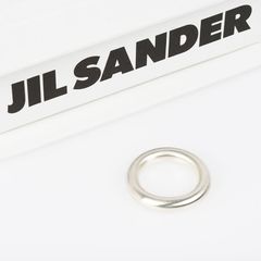 値下げOK】JIL SANDER ジルサンダーオープンリング シルバーMサイズ 