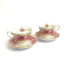 Royal Albert ロイヤルアルバート カップ&ソーサー/セレナ/2客セット      ホワイト  / 240001157775