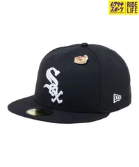 【ムラスポ公式】新品 NEW ERA ニューエラ 59FIFTY Local Dishes シカゴ・ホワイトソックス シカゴピザ ブラック キャップ 帽子 14109912