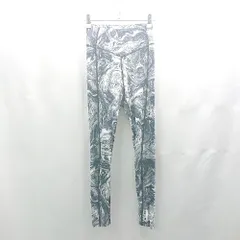 ◇ Θ Φ adidas アディダス 総柄 レギンス サイズM ブラック系 レディース E  【1503060034538】