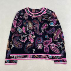 LEONARD レオナール ウール シルク 長袖カットソー 花柄 - メルカリ LEONARD レオナール ウール シルク 長袖カットソー 花柄 - メルカリ