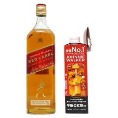 ジョニー ウォーカー レッドラベル 赤 ラベル 40度 1000ml 正規品 キリン 午後の紅茶 500ml 付 ジョニ赤 スコッチウイスキー ^YCJWR1K0^