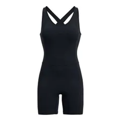 【送料無料】 アンダーアーマー レディース Tシャツ トップス UA Meridian Shorts Bodysuit Black