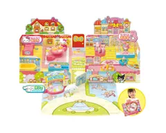 【迅速発送】パッとひろがる! おうちとおみせ characters カフェ付き Sanrio 3歳以上 サンリオ アガツマ(AGATSUMA) キティ