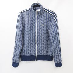 なんでも屋さんラコステモノグラムジャージ「即完売品」 ラコステ LACOSTE モノグラムジャカードトラックジャケット