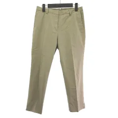 INCOTEX SLACKS☆新品5万円インコテックス麻綿素材パンツ30オリーブ