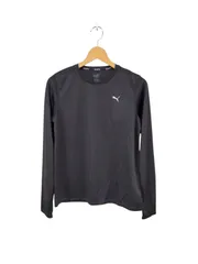 プーマ◆レディース ランニングウェア トップス 機能ロングTシャツ ブラック