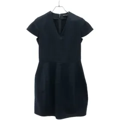 YOKO CHAN ヨーコチャン V-neck Balloon Dress Vネックバルーンドレスワンピース YCD-415-214 ネイビー 38のサムネイル