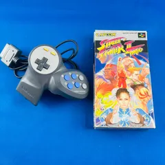 ◇360 ★希少!!/本体+ソフトセット★ SFC用 カプコンパッドソルジャー ストリートファイターⅡターボ スーパーファミコン CAPCOM STREET FIGHTERⅡ スト2ターボ 型番 CP-SO1CAN レトロ コレクション