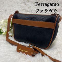 良品 フェラガモ ボタニカル柄 ヴィンテージ ポシェット 鞄 レディース 