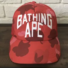 最新商品2個セット 室内試着のみ APE BAPE エイプ メッシュキャップ 帽子