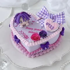 no276 ny※※※様オーダークレイケーキ ハート型