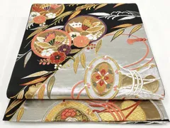 正絹袋帯 唐織り 花蝶文 三越帯 正絹袋帯 唐織り 花蝶文 三越帯 - メルカリ