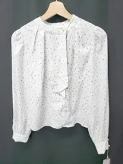 ◇ ⊂ ◎ ●未使用● PROPORTION BODY DRESSING 長袖 ブラウス サイズM オフホワイト系 レディース E  【1506250012675】