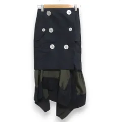 【新品】sacai サカイ ウール　ロング　スカート インナースカート付き 楽天市場】sacai（素材（生地・毛糸）ウール）（スカート