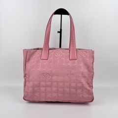 中古】CHANEL シャネル ココマーク ニュートラベルライン トート