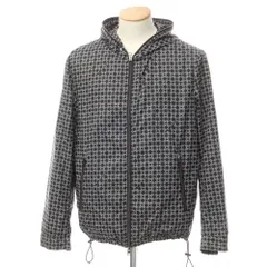 【中古】エトロ ETRO ナイロン ジップアップ シェルジャケット ブラックxベージュ【サイズXS】【メンズ】のサムネイル