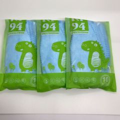 KF94 マスク3D 子供用 ブルー 10枚入り×3袋  (# M002-230925-003)