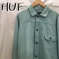 ＨＵＦ　ハフ　Ｌサイズ Ｔｗｉｌｌ　Ｊａｃｋｅｔ　デニムジャケット　ライトブルー _232023のサムネイル