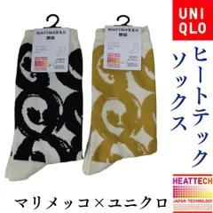 ヒートテックソックス 2点 23～25cm ユニクロ <!-利用不可文字-!> マリメッコ コラボ　ヒートテック　UNIQLOXmarimekko