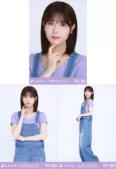【中古】生写真(坂道シリーズ) ◇岩本蓮加/「真夏の全国ツアー2023」TOKYOver. 会場限定ランダム生写真 紫コーデ 3種コンプリートセット