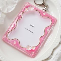 ハンドメイド　キーホルダー　トレカケース ハンドメイド キーホルダー トレカケース