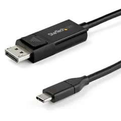 【新品・2営業日で発送】STARTECH.COM USB TYPE-C-DISPLAYPORT 1.4 変換ケーブル 2M 双方向対応 8K／30【CDP2DP142MBD】
