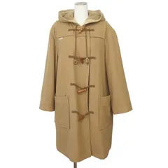 マドモアゼルノンノン mademoiselle NON NON ダッフルコート ウール ロング フード ライナー付き キャメル