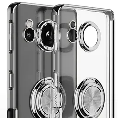 AQUOS sense8 ケース SH-54D SHG11 センス8 スマホリング 耐衝撃 薄型 ケース 【Color】 シルバーのサムネイル