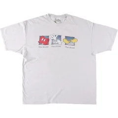 古着 00年代 DISNEY STORE MICKEY MOUSE ミッキーマウス キャラクタープリントTシャツ USA製 メンズXXL相当/eaa563231