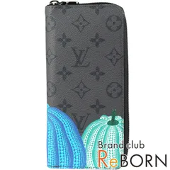 LOUIS VUITTON/ルイ ヴィトン　LV × YK ポルトフォイユ ヴェルティカル（ラウンドファスナー長財布）　草間彌生 モノグラム エクリプス リバース パンプキン　グレー×マルチカラー　M81971【新品】
